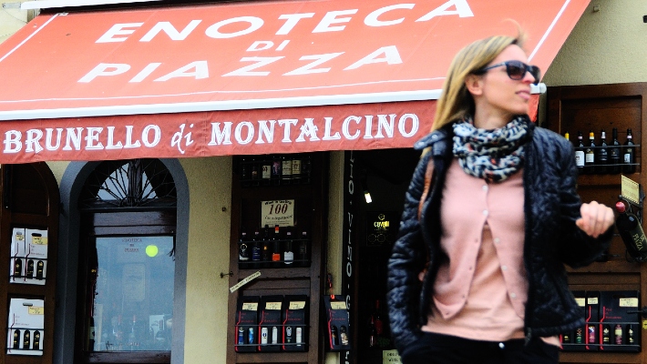 Montalcino: I audiens hos vinens konge